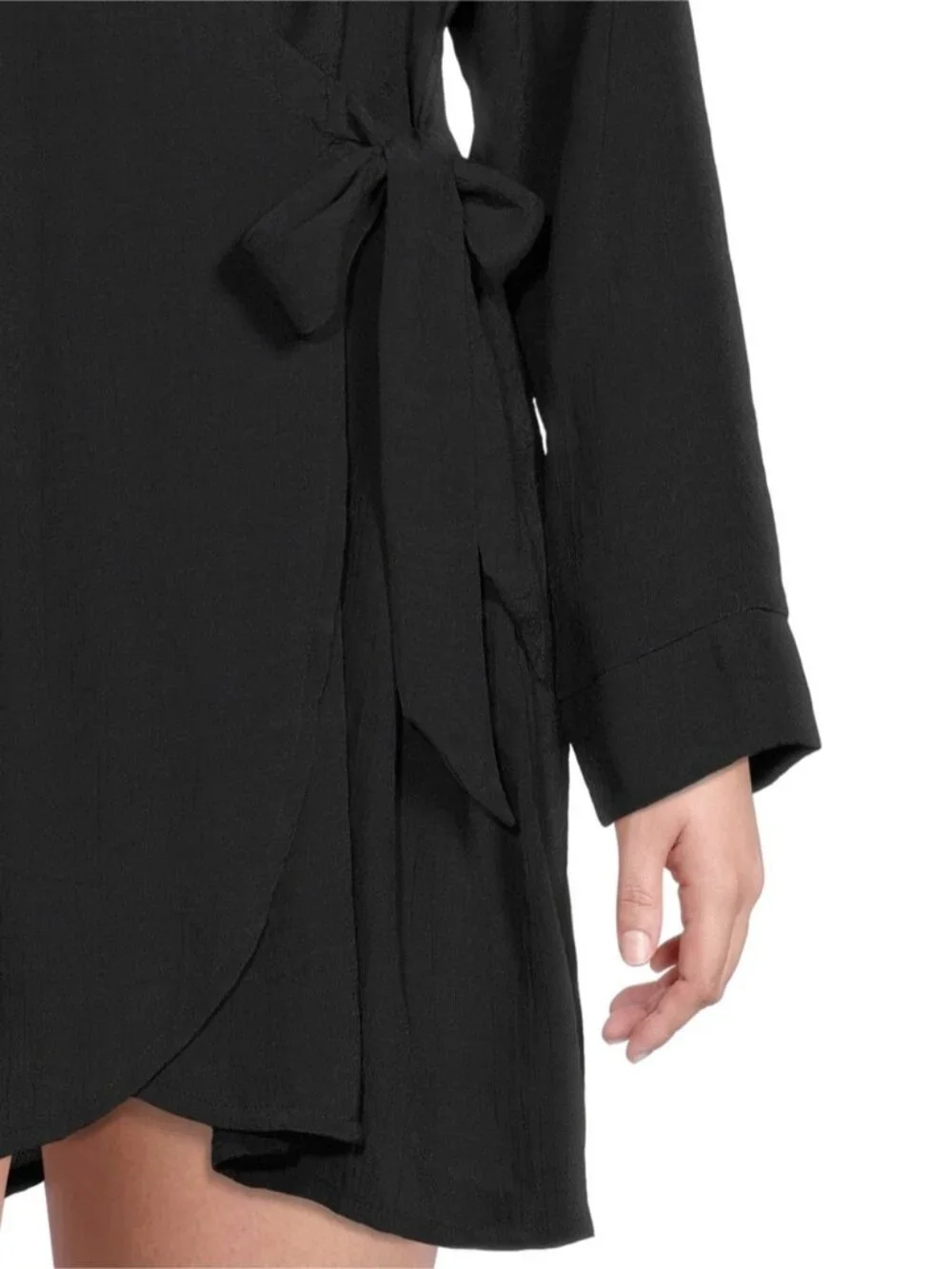 Time & Tru Black Swimsuit Coverup